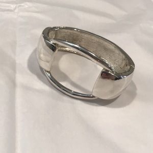 Twisted Silver Boutique Unique Statement Silver Bracelet Spring Opening OS